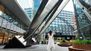 [4K] City of London Skyscrapers | Spitalfields | Walking Tour