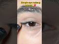 Simple eye makeup tutorial..❤️ #trending #beautytips #fashion#viral #eyemakeup#youtubeshorts#beauty