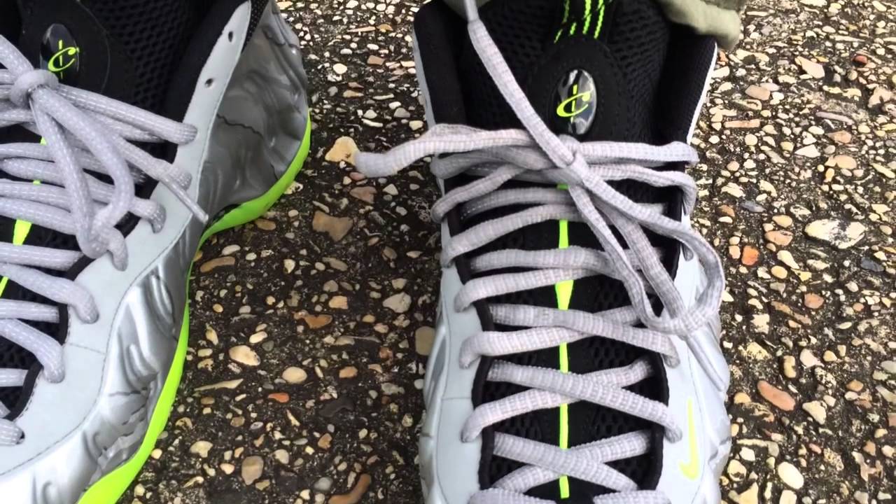 grey and lime green foamposites