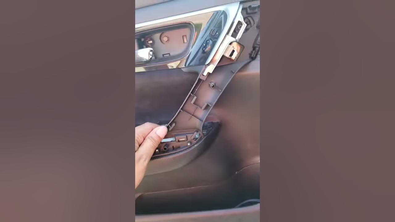 2013 nissan altima door handle replacement - YouTube