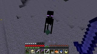 Minecraft: Getting Ender Pearls quickly by hunting Endermen in the Overworld