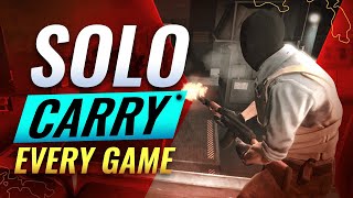 4 TIPS To SOLO Carry EVERY GAME - CS:GO