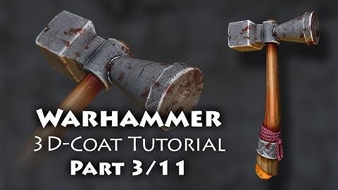 Part 3 (English) - How to create a 3D model for video games - Topic: Fantasy weapon