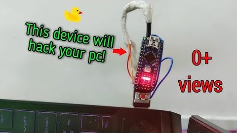 How to make a ₹20 USB Rubber Ducky From Arduino Nano!!