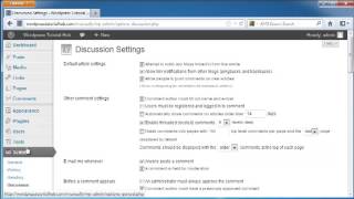 Wordpress Training 2013 - 21 - Settings