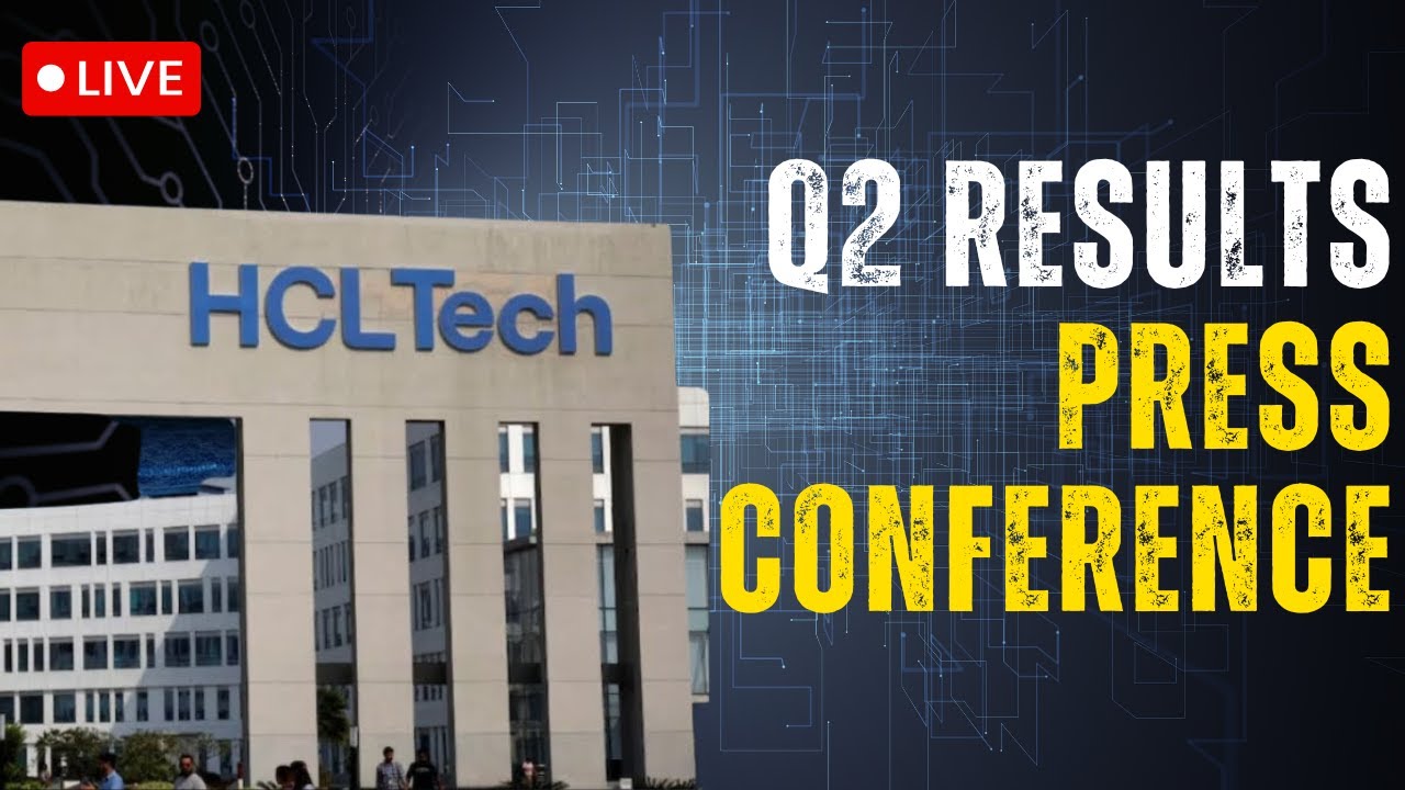 HCL Tech Press Conference LIVE I HCLTech Q2 FY26 Results Press Conference I HCL Tech Q2 Results LIVE