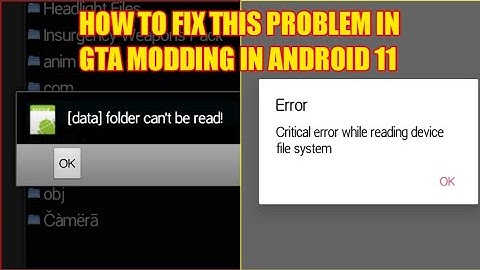 How To Fix Data Folder can