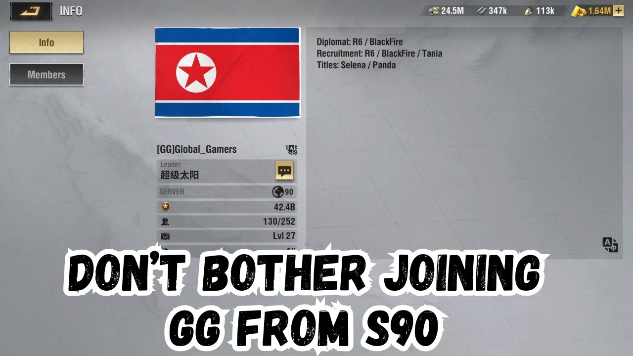 Warpath 13.4 - Do NOT join this alliance