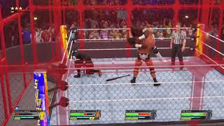 Men&#39;s Fatal 4 Way HELL IN A CELL MATCH - WWE 2K22 Gameplay - SUMMERSLAM