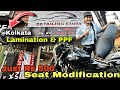 Best seat modification best bike  car wrappinglaminationppf at kolkata avenger 160 modification