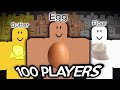 How to bake a roblox cake but with 100 players