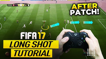 FIFA 17 AFTER PATCH MOST OVERPOWERED LONG SHOT TECHNIQUE TUTORIAL - HOW TO TAKE UNSAVEABLE SHOTS