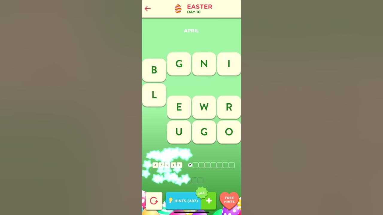 Wordbrain 2 Easter Event Day 10 Answers (Worbrain 2 Answers) YouTube