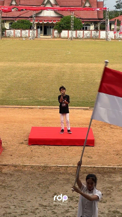 Farel prayoga gladi resik untuk upacara bendera 17 Agustus di Kalimantan #short #shorts