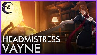 Headmistress Vayne 📚 | League of Legends Custom Skin