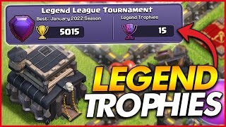 HOW TO GET LEGEND LEAGUE TROPHIES!! | Town Hall 9 Trophy Push - Clash of Clans