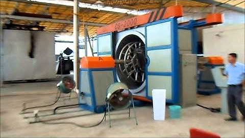 CS2000 shuttle rotomolding machine risingsun