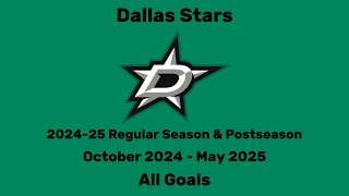 Dallas Stars | 2024-25 Season | All 322 Goals