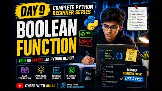 # DAY 9    Python bool() Function Tutorial | TRUE/FALSE Kya Hota Hai