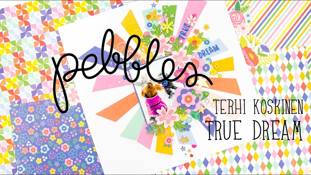 [248] Scrapbook Layout Process Video "Patriotic" for Pebbles Inc.