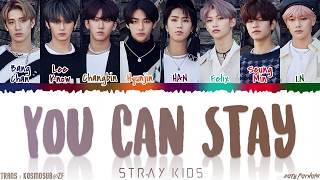 STRAY KIDS - 'You Can STAY' Lyrics [Color Coded_Han_Rom_Eng] chords