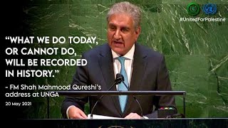 Shah Mahmood Qureshi Speech at 67th plenary meeting Agenda item 37& 38The situation in the Palestine
