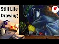 How to Draw & Set up a Still Life with Crayon, RISD Art Professor Demo