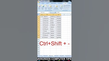 Remove table border#shorts #excel #viral #trendingshorts  #youtubeshorts       #new #exceltutorial