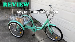 Slsy Adult Tricycles 7 Speed Review: 3-Wheel Bikes 2025