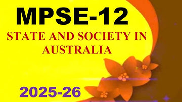 IGNOU MPSE-12 Solved Assignment English Medium 2025-26 For July 2025 and January 2026 Session