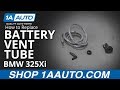 How to Replace Battery Vent Tube 2001-06 BMW 325Xi