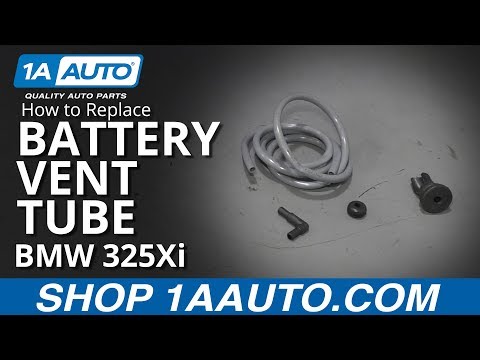 How to Replace Battery Vent Tube 01-06 BMW 325Xi