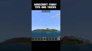 Minecraft funny tips and tricks 🤣 #gaming #shorts #comedy