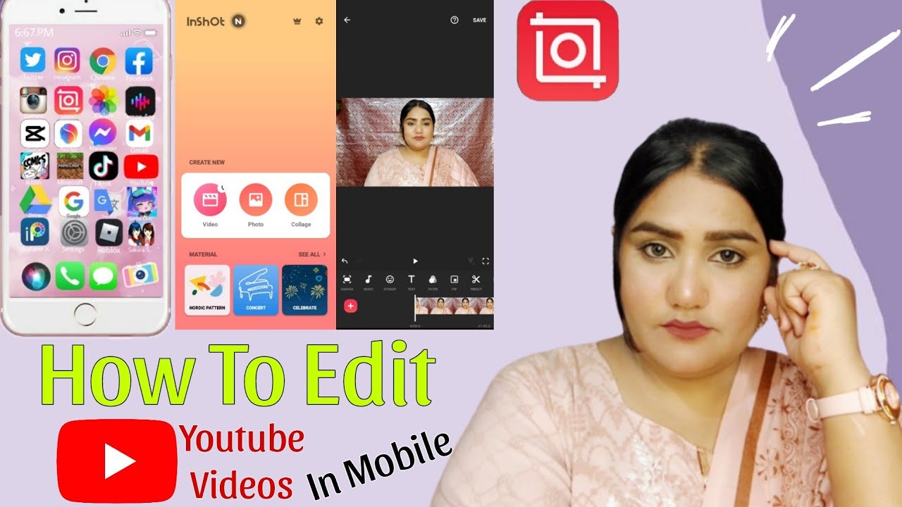 How to Edit Videos for YouTube | Basic Video Editing in Inshot | #howto ...