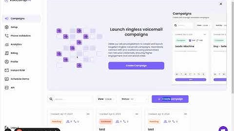 Launch your first AI ringless voicemails campaign with VoiceDrop.ai
