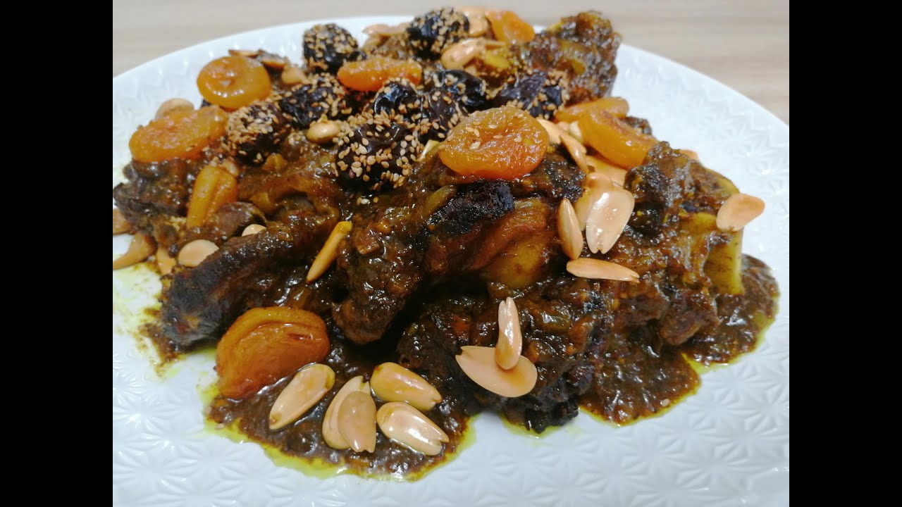 Guiso de Carne con Ciruelas y Albaricoque (Tradicional Marroquí)