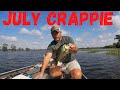 July Crappie Fishing in Louisiana(Using One Of My Top Catching Homemade Hair Jigs)