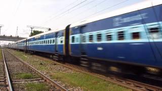 12566 Bihar Sampark Kranti Express Rips Dankaur at 110 !!