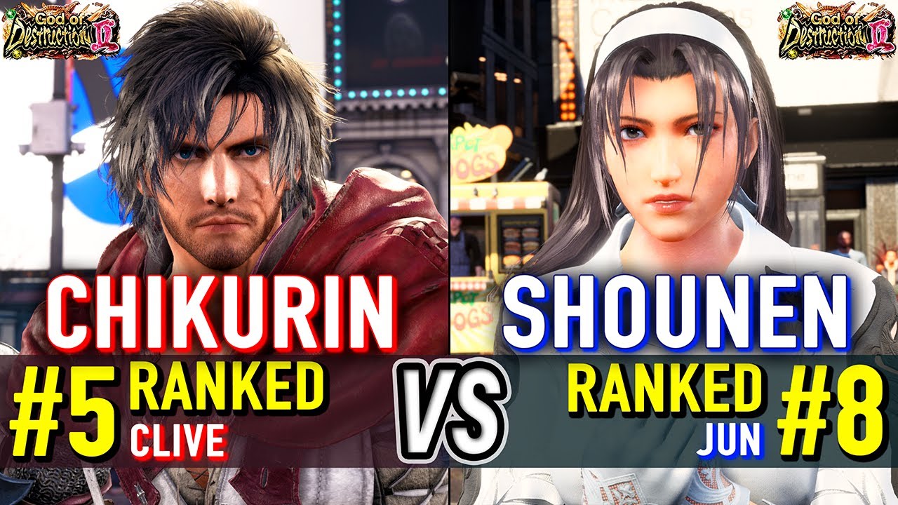T8 🔥 CHIKURIN (#5 Ranked Clive) vs SHOUNEN (#8 Ranked Jun) 🔥 Tekken 8 High Level Gameplay