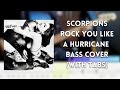 Scorpions - Rock You Like A Hurricane bass cover (with tabs)