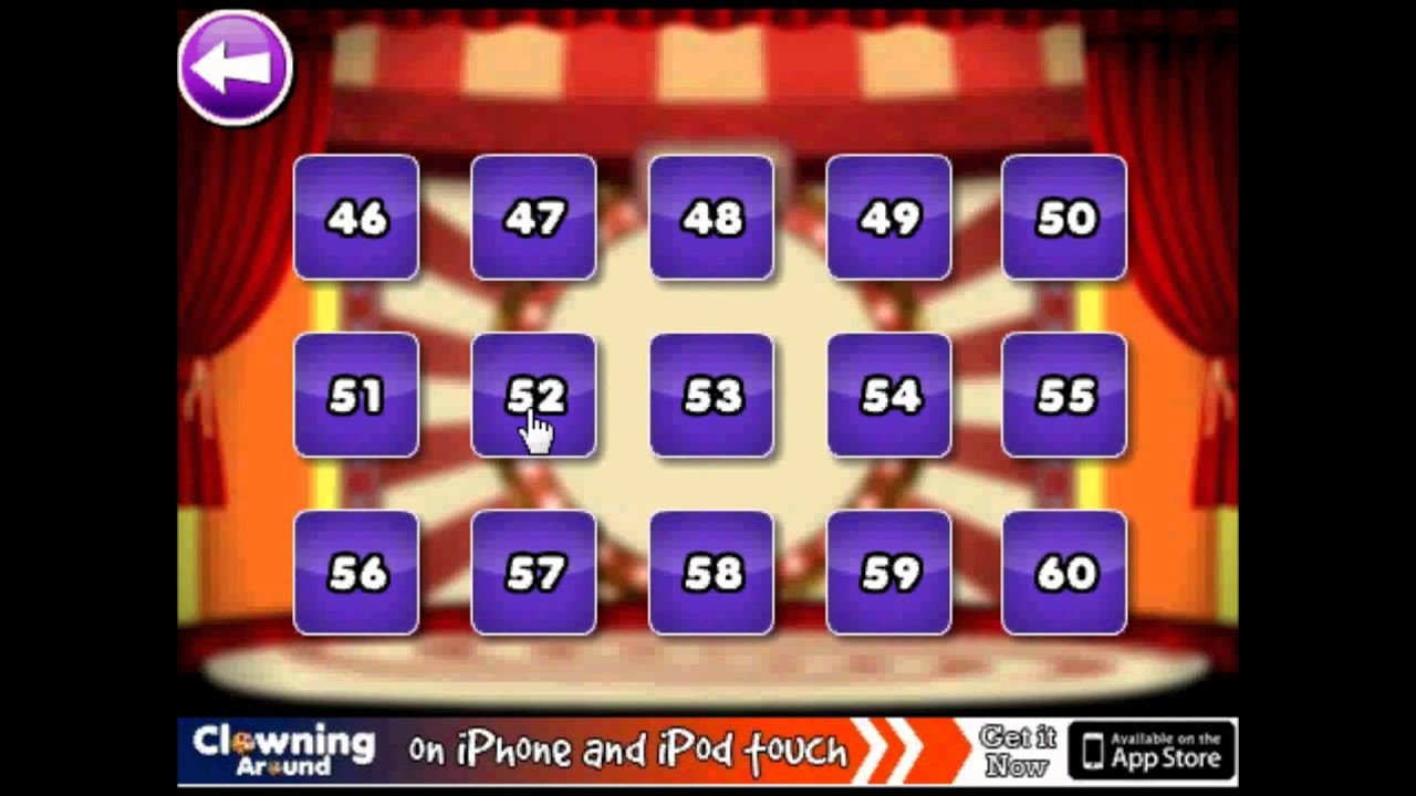 Clowning Around walkthrough (Levels 46-60)