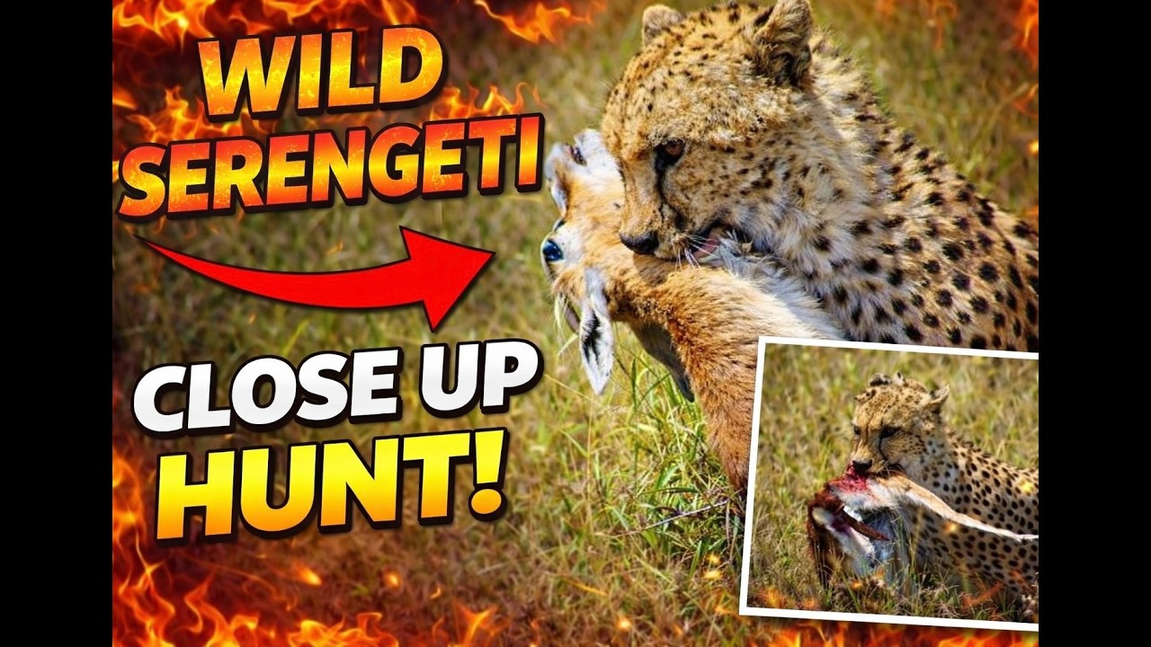 Serengeti Safari: Lions & Cheetahs Hunting — Up-Close Wildlife Action