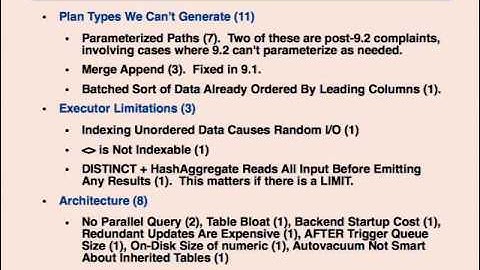 Query Planning Gone Wrong