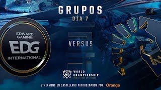 EDWARD GAMING VS TEAM LIQUID | WORLDS GRUPOS | DÍA 6 | LEAGUE OF LEGENDS WORLDS (2018)