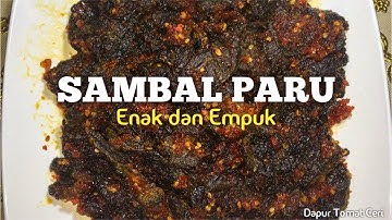 RESEP SAMBAL PARU YANG ENAK DAN EMPUK