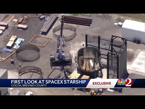 Construction of SpaceX's largest spaceship ever could be taking place in Cocoa