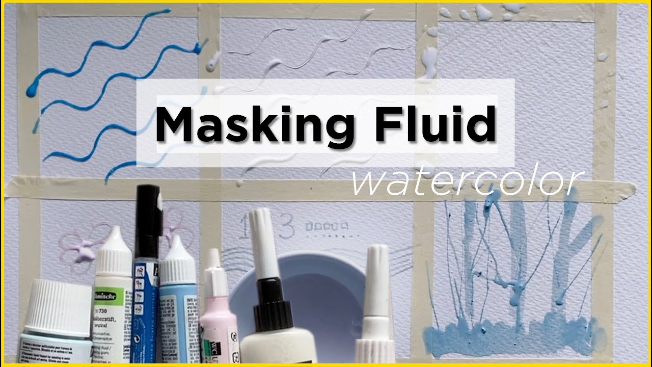 Using Watercolor Masking Fluid on Vimeo