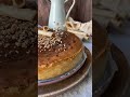 Nougat-Käsekuchen 🥧 mit Mambo und Cecofry ✨ #cake #kuchen #cakeshop #shorts