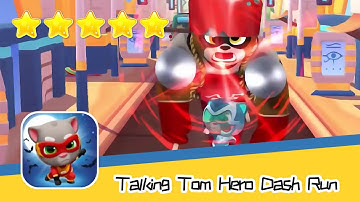 Talking Tom Hero Dash Run Day222 Walkthrough Endless runner Save the world Recommend index five star