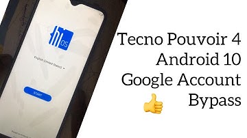 Tecno Pouvoir 4 Android 10 Google Account Bypass
